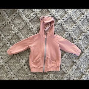 🙈Kid girls-Cute bear eared hooded sweatshirt